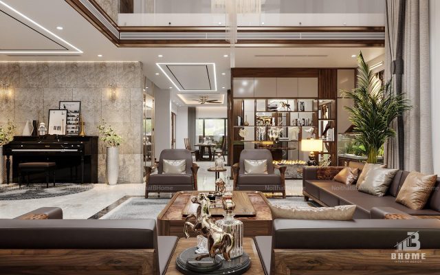 Bhome thiet ke noi that biet thu go oc cho 3 1 - Nội thất BHome
