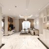 Bhome thiet ke noi that tan co dien hai can ho chung cu thong nhau Vinhomes GreenBay 4 - Nội thất BHome